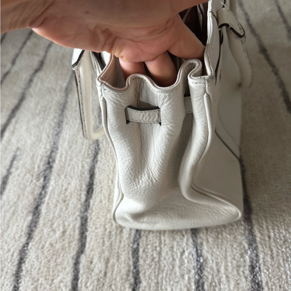 Ann Taylor Cream leather Shoulder Bag - Picture 7 of 8
